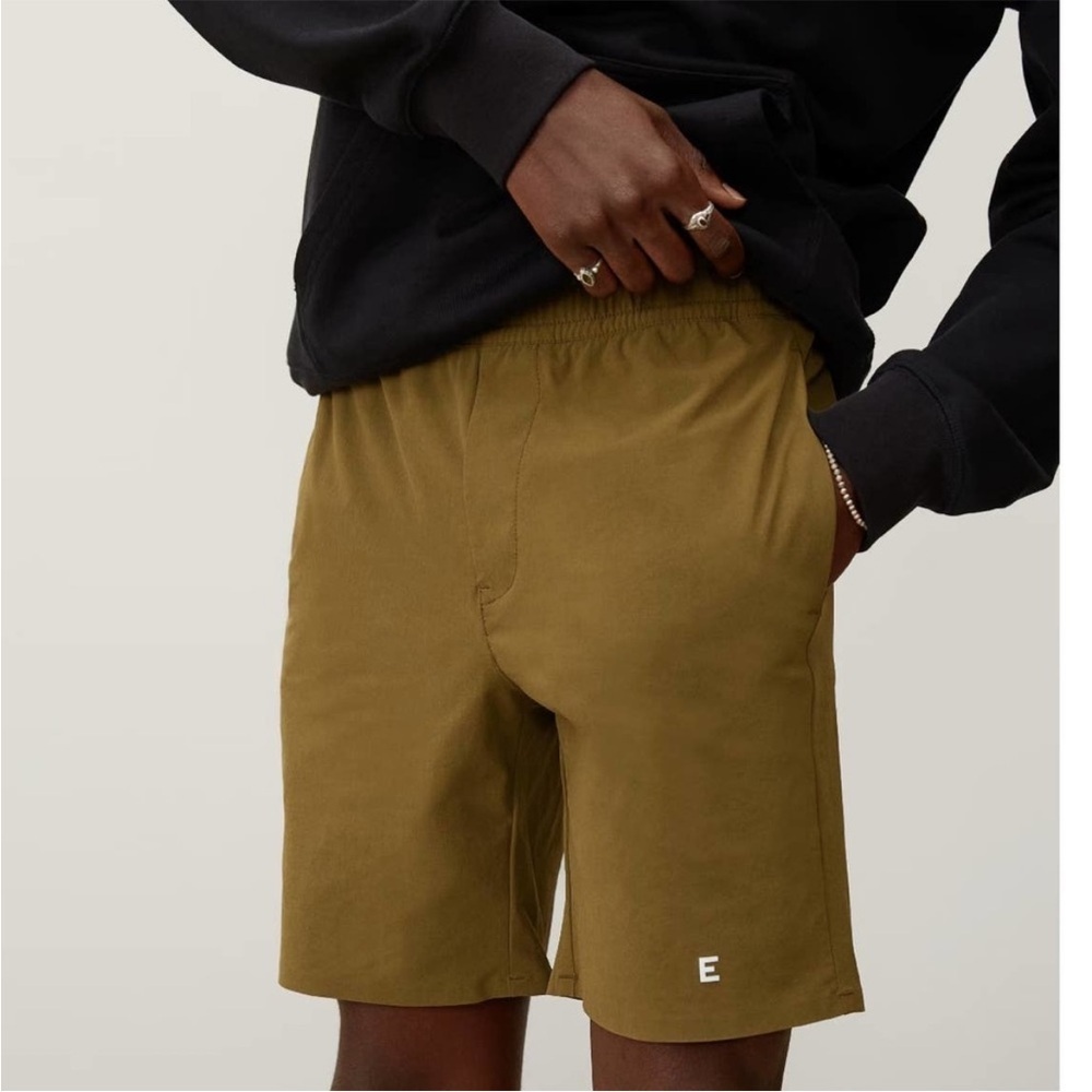 Everlane The Sport Shorts Green Pull On Outdoor